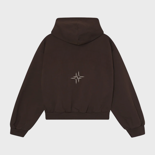 Boxy Brown Hoodie