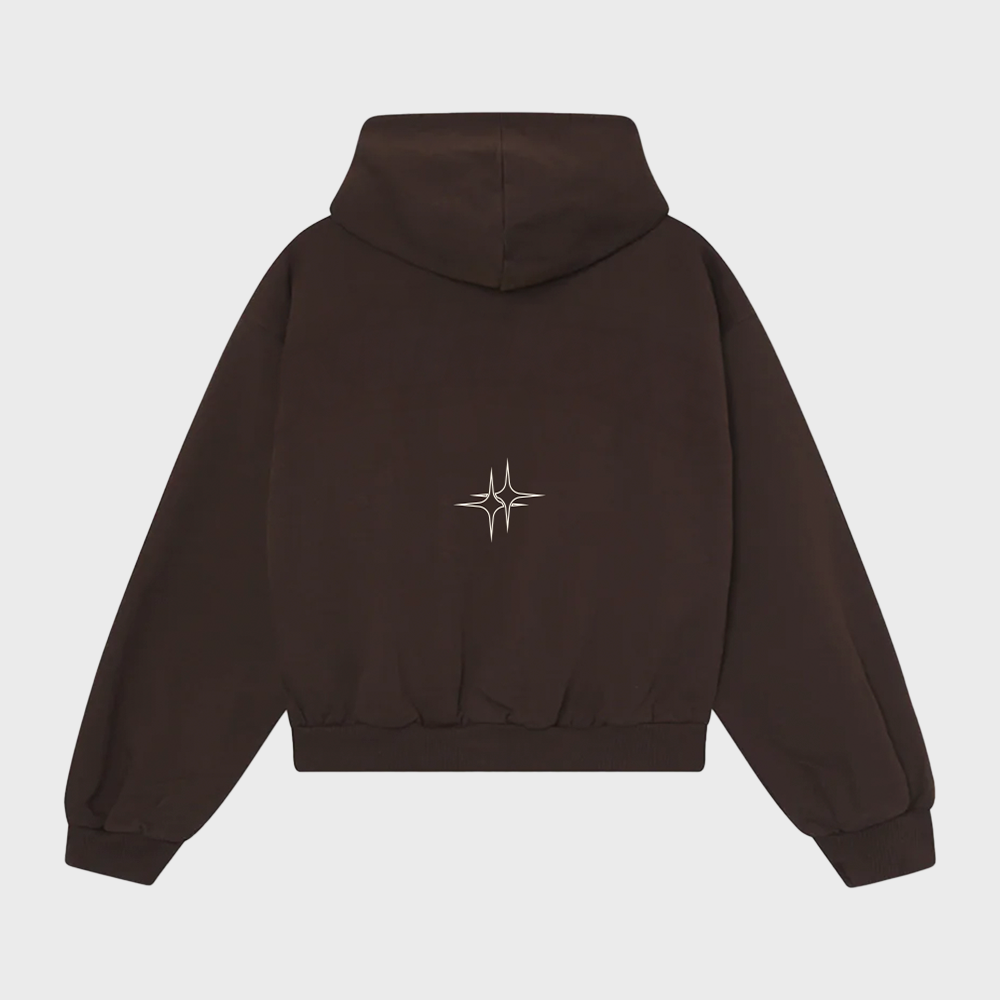 Boxy Brown Hoodie