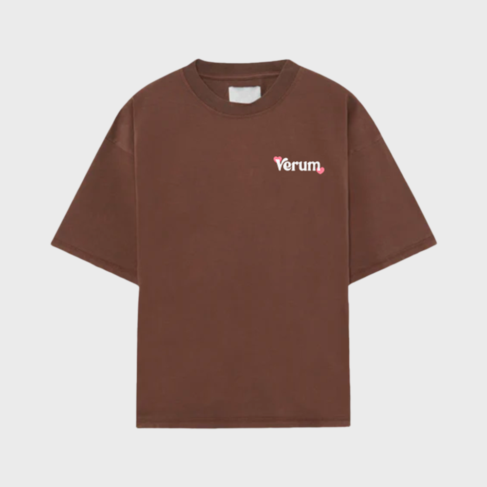 Mocha Brown Tee – Minimalist Unisex T-Shirt | Verum Essentials